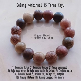 Gelang Teras Kemuning Hitam Bracelet Tiada Ekor Shopee Malaysia