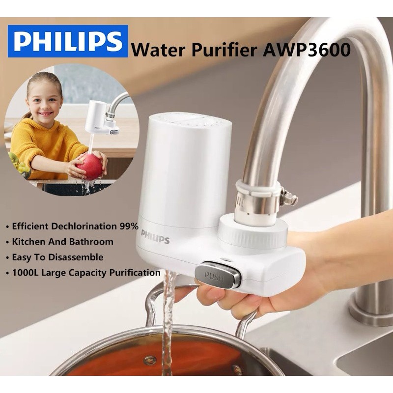 Original Philips Water Purifier AWP3600 3611 Household Faucet AWP302 AWP312Filter Tap Philips Water Filter/Water Purifier Faucet & Tap water household kitchen