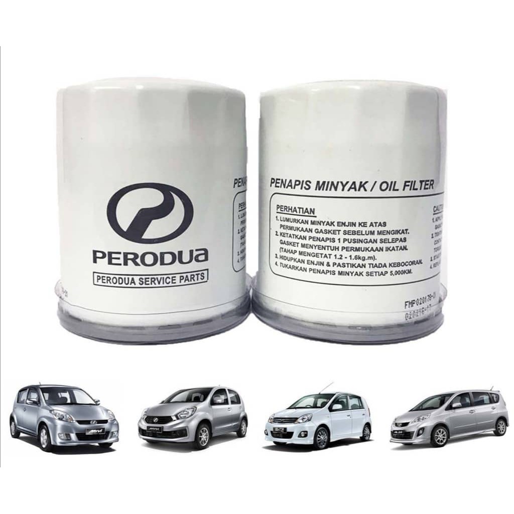 OIL FILTER PERODUA MYVI KANCIL KENARI KELISA ALZA VIVA 