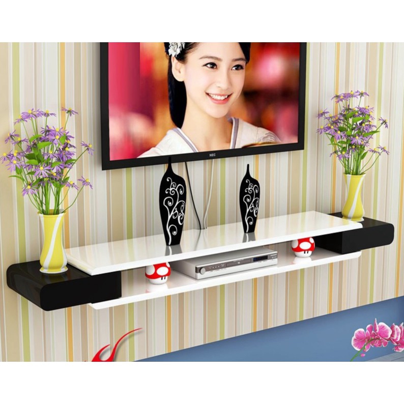 [READY STOCK] FOREVER High Gloss Wall Mounted TV Shelves - 110CM (2 ...