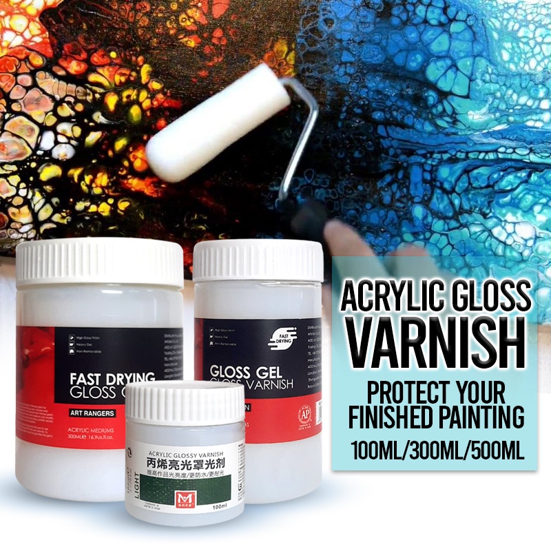 Zakka Acrylic Glossy Varnish Waterproof Varnish Acrylic Medium UV
