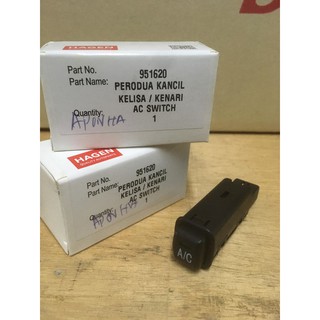 [HAGEN] Air Cond Switch Button for Perodua Kancil/Kelisa 