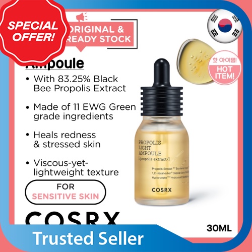 COSRX Full Fit Propolis Light Ampoule 30ml Honey Royal Jelly Healthy ...