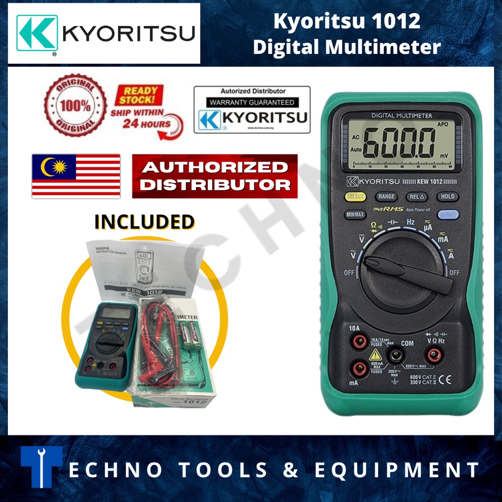 Kyoritsu 1012 Digital Multimeter | Shopee Malaysia