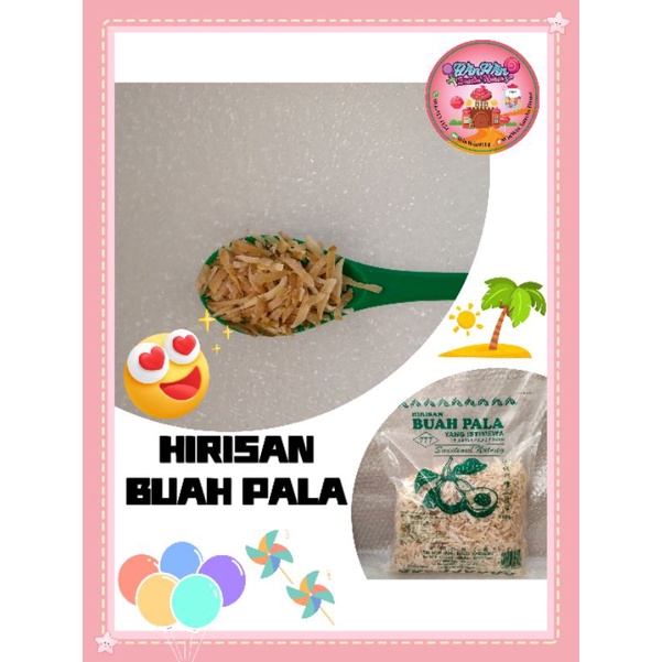 HIRISAN BUAH PALA PULAU PINANG 白糖豆蔻丝