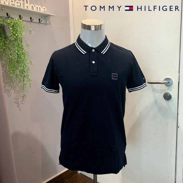 tommy hilfiger tipped polo