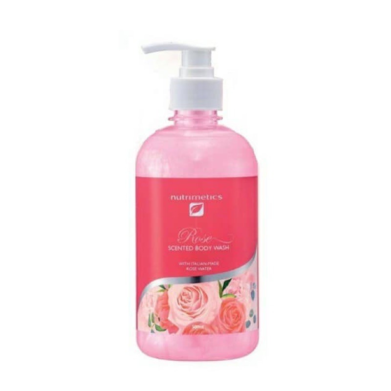 Nutrimetics Rose Scent Body Wash 500ml