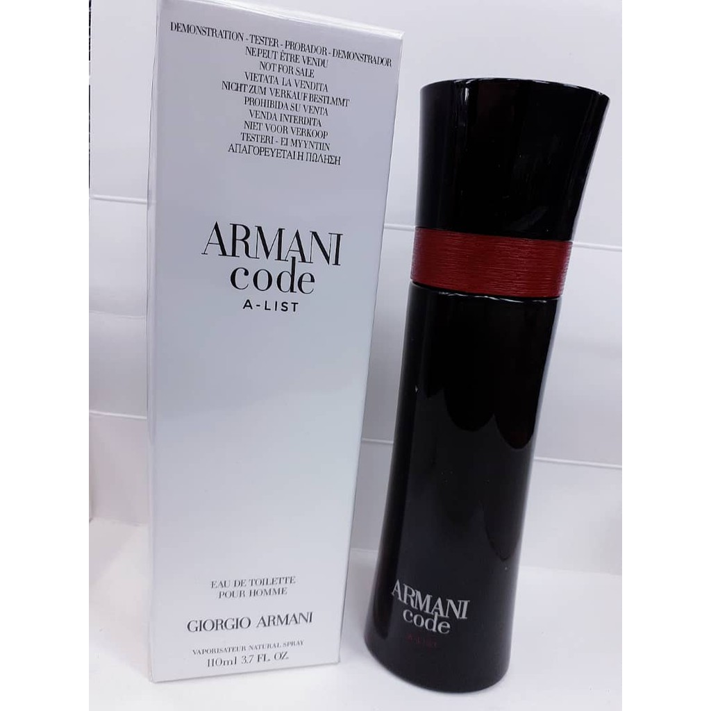 armani a list code