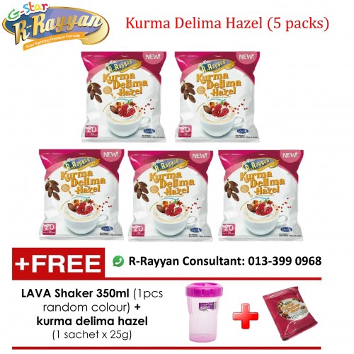 Free Gift R Rayyan Susu Kambing Kurma Delima Hazel 25g X 18 Sachets 5 Packs Shopee Malaysia