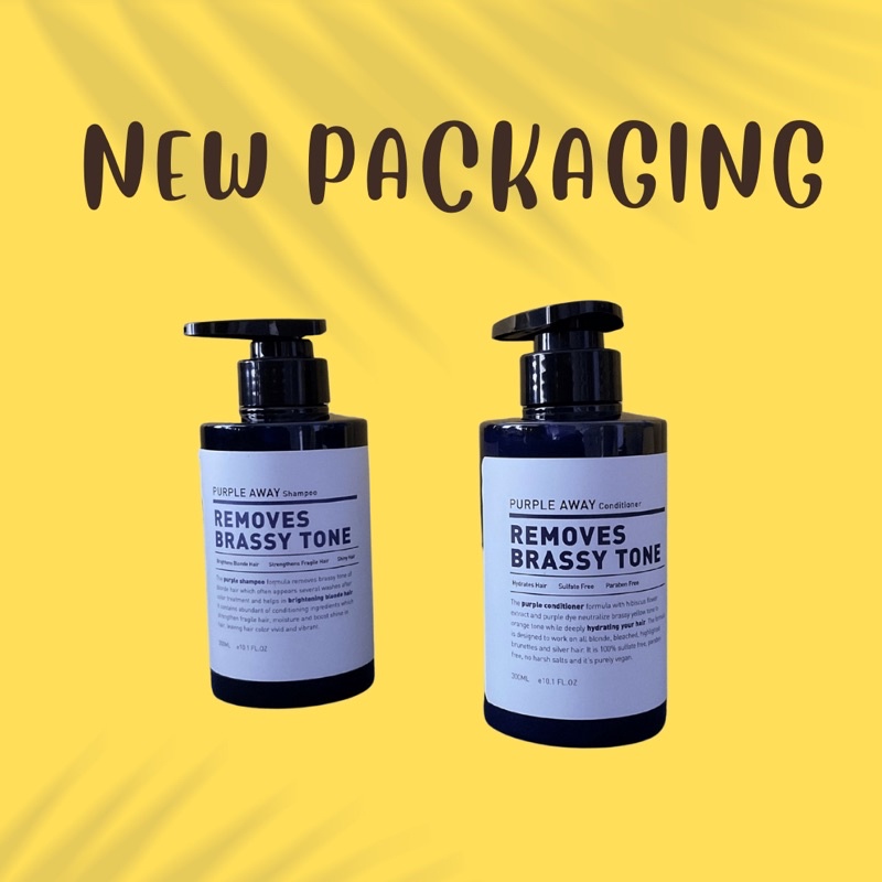 Purple Away Purple Shampoo Conditioner Set (300mlx2) Shopee Malaysia