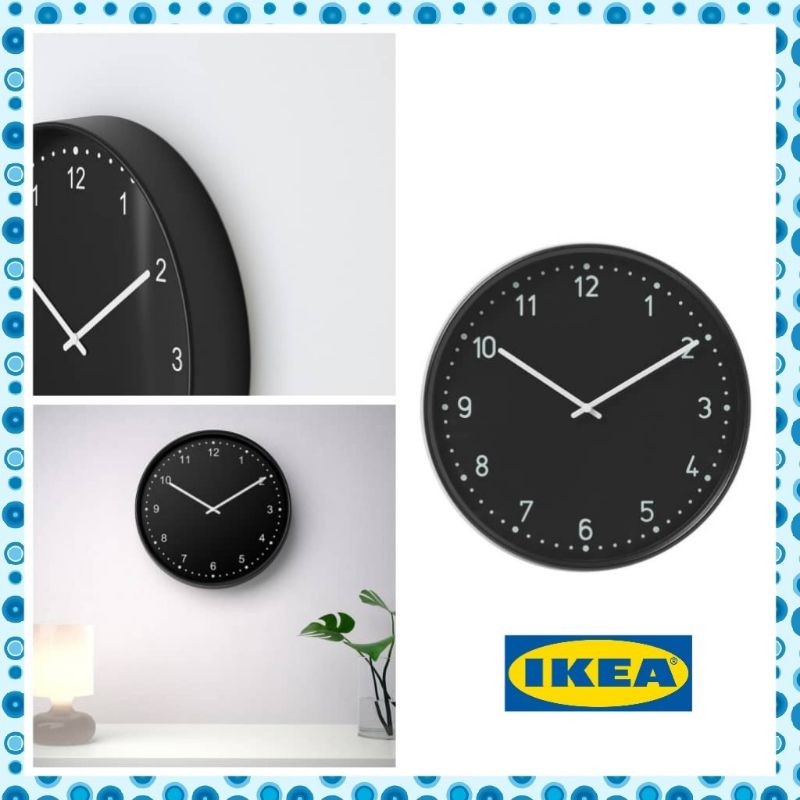 *IKEA*Bondis Wall Clock 38cm(Black) Shopee Malaysia