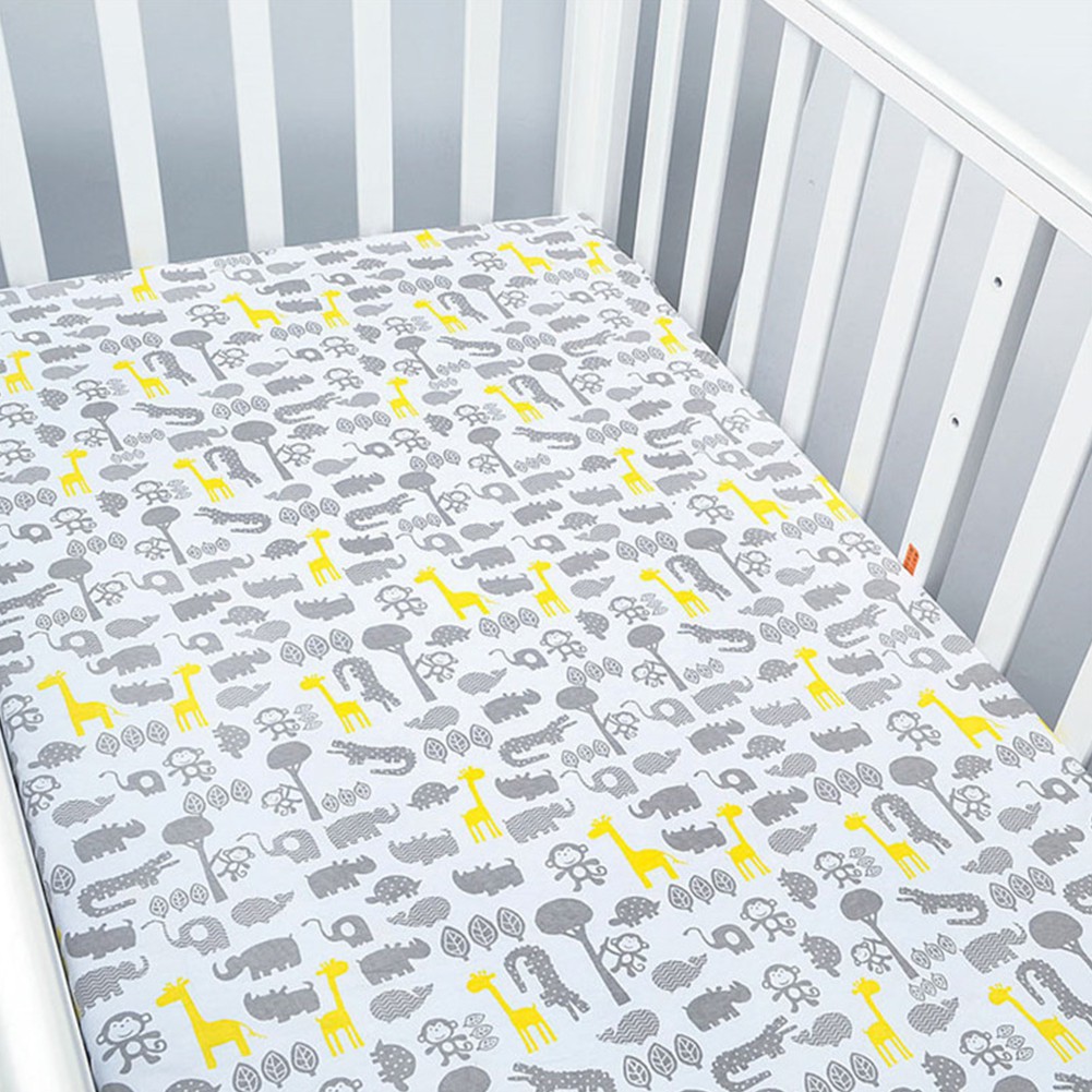 Microfiber Cotton Bed Sheet Toddler Baby Crib Sheet Eco Friendly