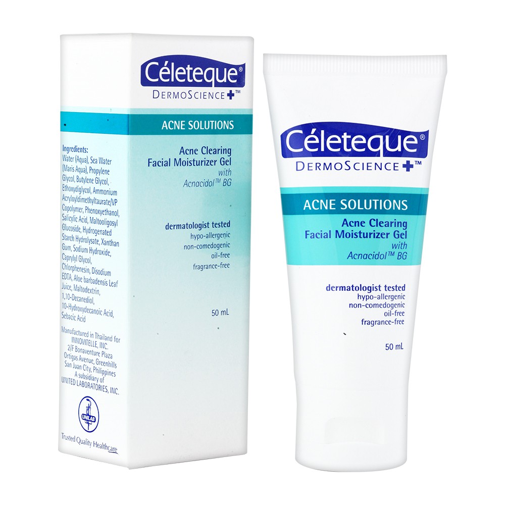 celeteque hydration facial moisturizer ingredients
