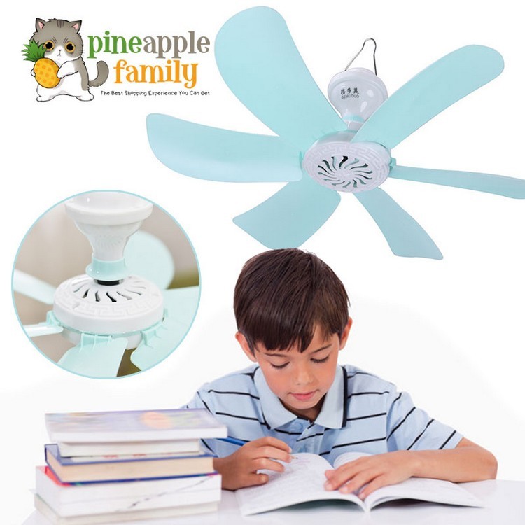 220v Portable Hanging Mini Ceiling Fan Easy Hang For Summer
