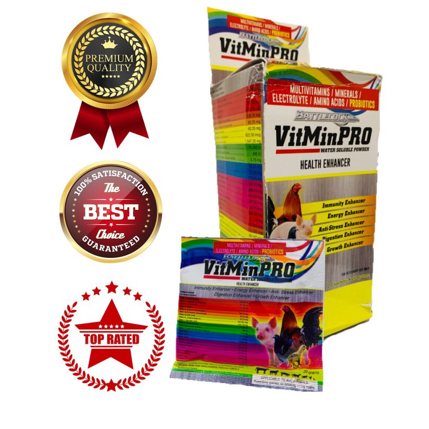 Ubat Ayam VitMin Pro - Vitamin booster Ayam, Itik, Kucing, Anjing 