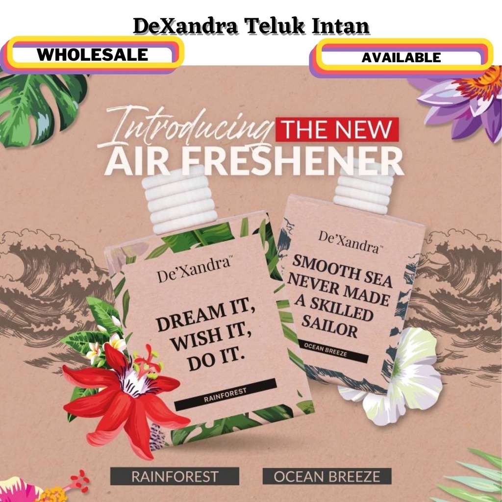 Dexandra Air Freshener 10ml (Rainforest / Ocean Breeze) Shopee Malaysia