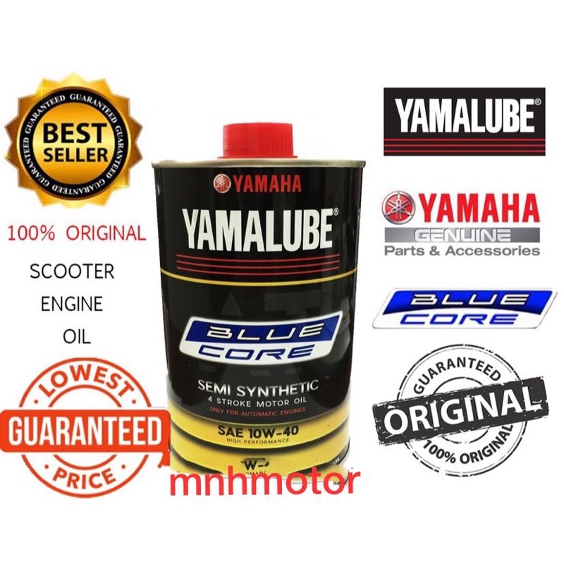 YAMALUBE BLUE CORE SEMI SYNTHETIC 4T (SAE10W40) MOTOR OIL Scooter Oil
