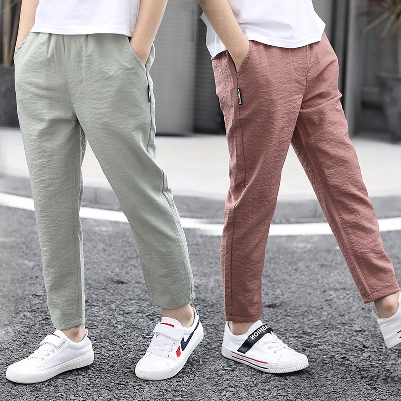 boys linen pants