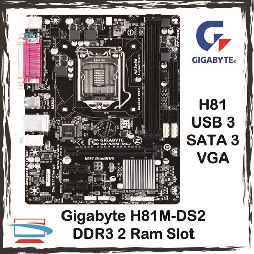 Gigabyte h81mds2 socket 1150 ddr3 intel h81 motherboard intel 4th gen