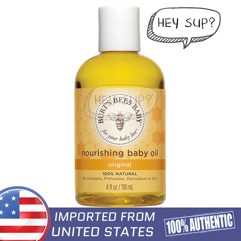 burt's bees apricot baby oil