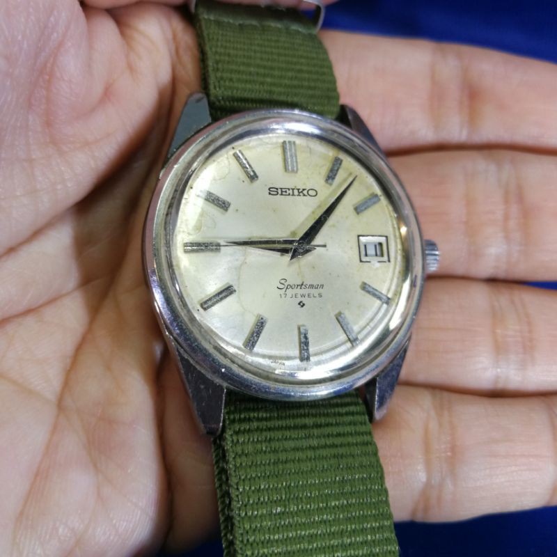 Used Seiko Sportsman Manual Winding 6602 9982 Jam Tangan Terpakai 精工二手表 Vintage Watch Shopee Malaysia