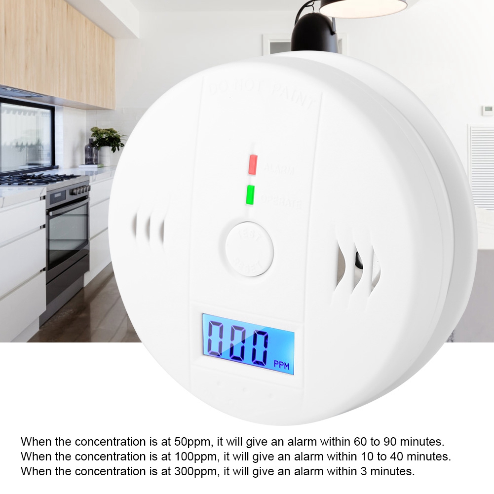 Detector Essential High Quality Carbon Monoxide Alarm CO Smoke Intelligent Sensor Poisoning Gas Warning - Image 3