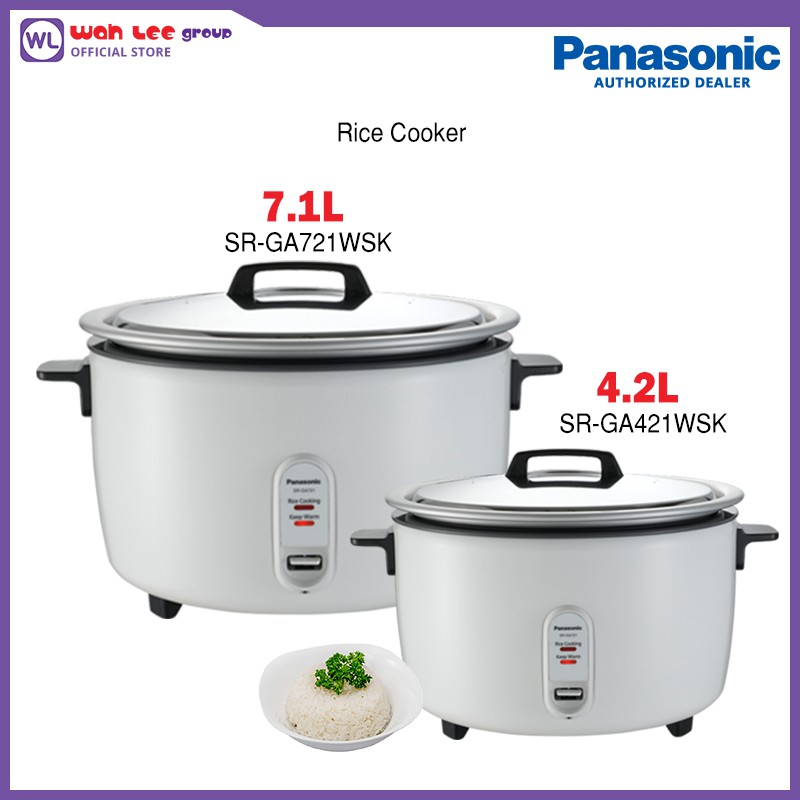 Panasonic Conventional Rice Cooker 4.2L 7.2L SRGA421WSKN SR