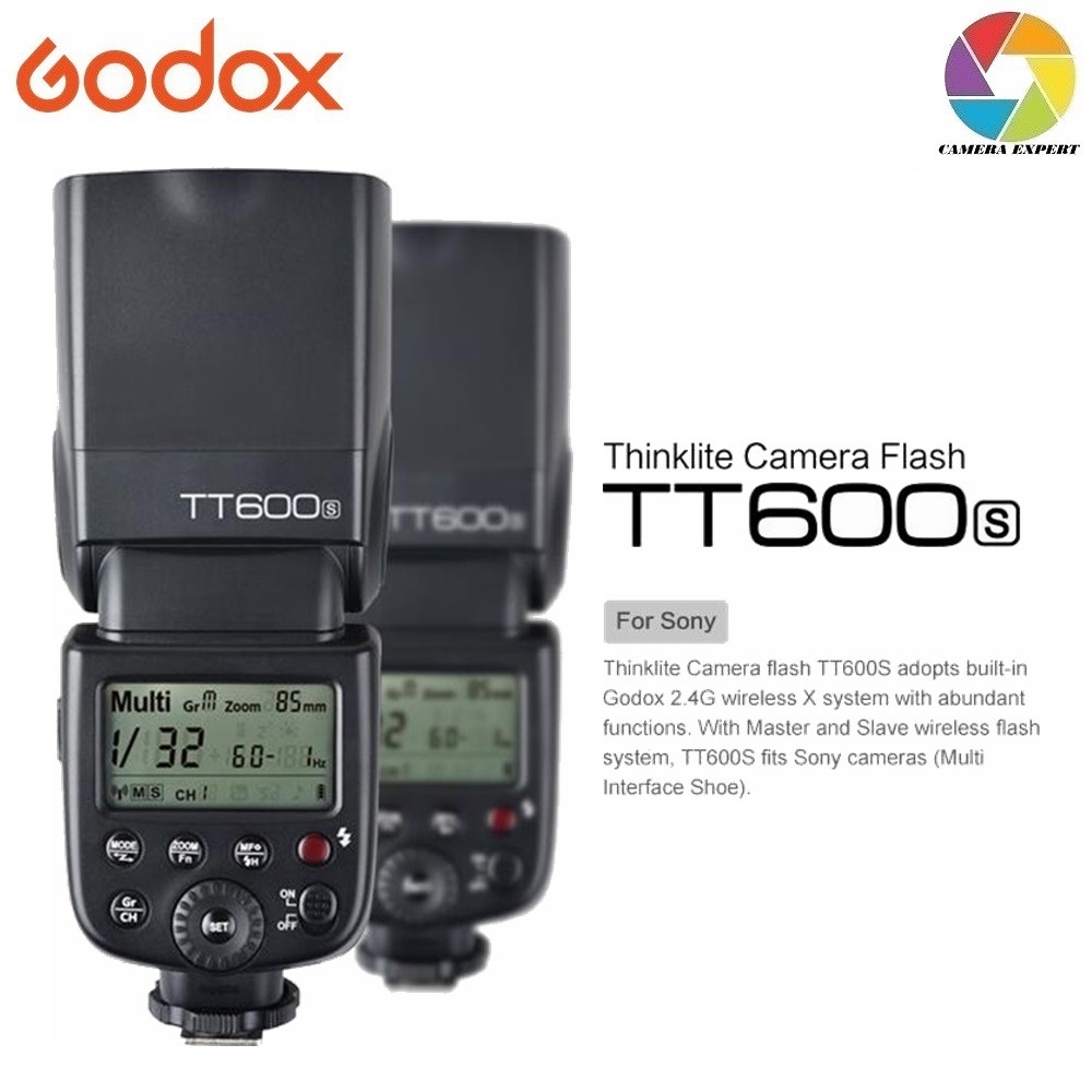 Ready Stock Godox TT600 TT600S Flash Speedlite For Sony A6400 A6600 A6000 A7IV A7MK IV A7MK