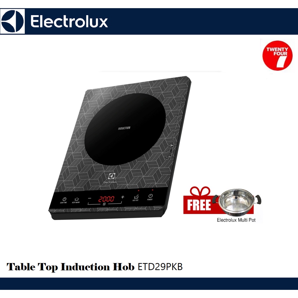 ELECTROLUX Portable Tabletop Induction Cooker Black ETD29PKB Shopee