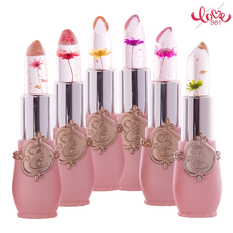 100% original Crystal Jelly Lipsticks Temperature Waterproof Makeup ...