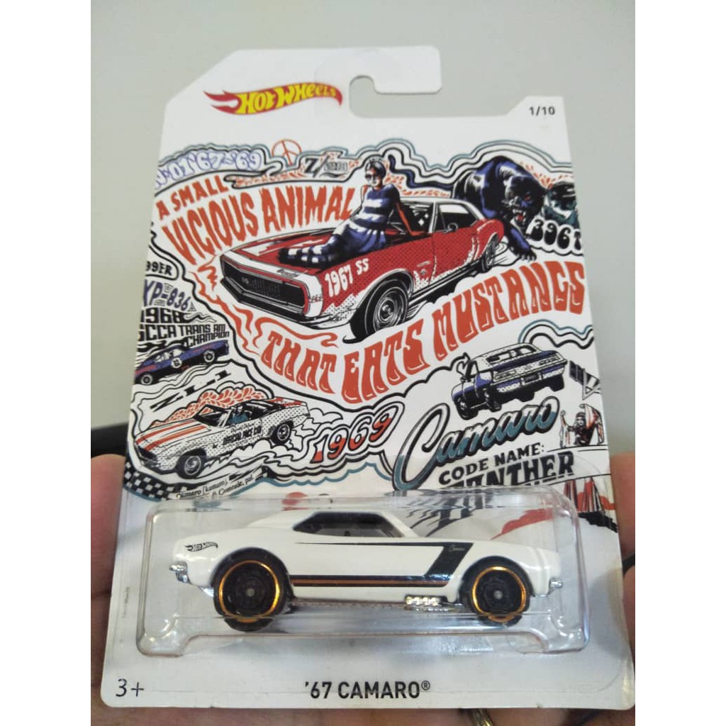 Hot Wheels 50th Anniversary '67 Camaro White | Shopee Malaysia