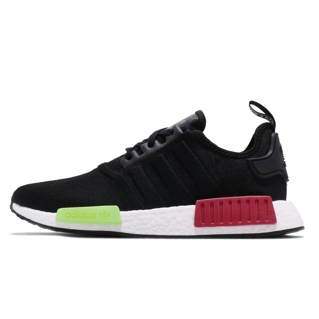 black and red nmd