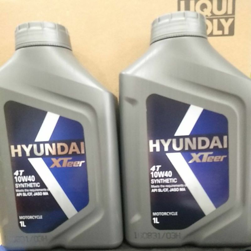 HYUNDAI XTeer 4T 10w40 Synthetic(1L) | Shopee Malaysia