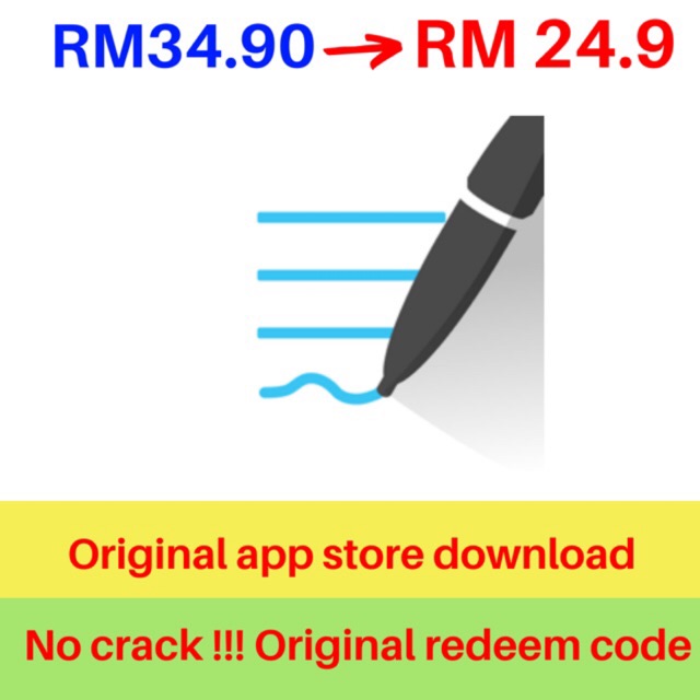 Goodnotes 4 & 5 Redeem Code Original App Store No Jailbreak | Shopee  Malaysia