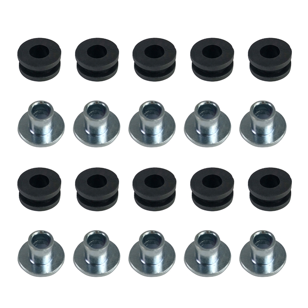 10pcs Motorcycle Rubber Grommets Bolt For Honda Yamaha Suzuki Kawasaki ...