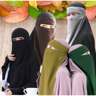 🔥 HOT ITEM 🔥 Purdah Niqab Muslimah - Viral NIQAB NINJA ALA NEELOFA
