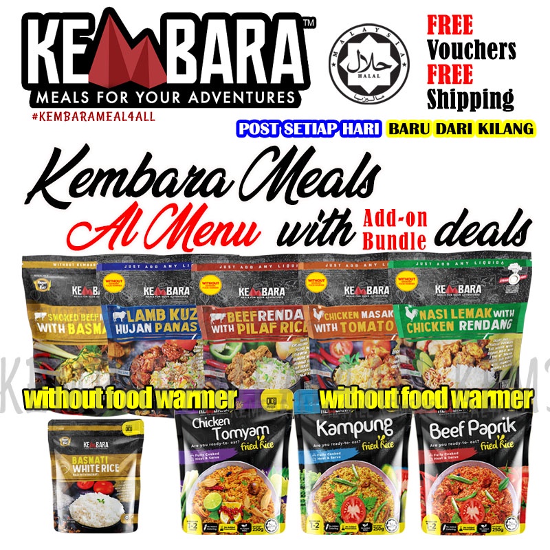 Kembara Meal Without Food Warmer (MEAL-READY-TO-EAT)