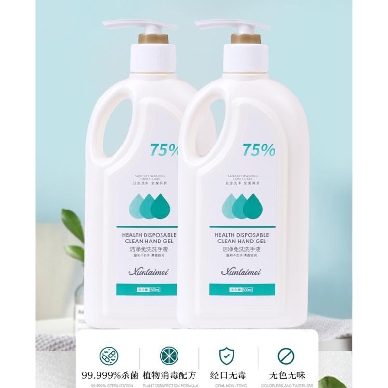 （FAST SHPING）HAND sanitizer kills 99.9% germs 500ml