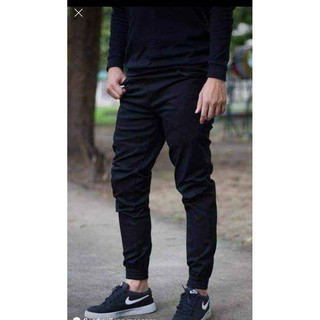 🔥HOT ITEM SELUAR JOGGER 🏃‍♂️ 🔥Unisex Elasticated Waist Plain Jogger Pants