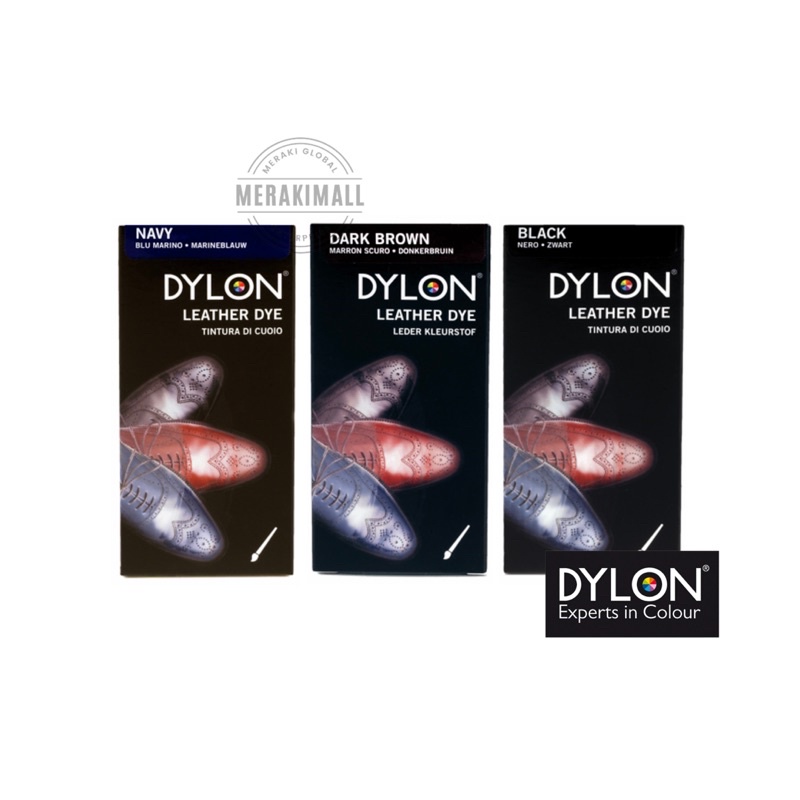 Dylon Leather Dye For Shoes and Boots Pewarna Kasut Kulit Shopee