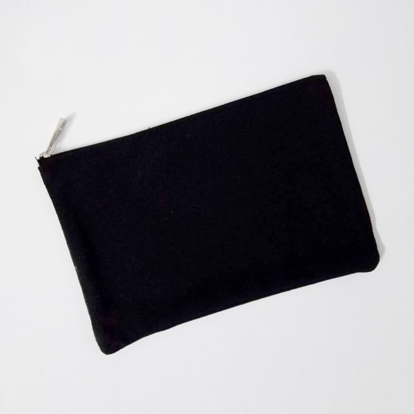 plain black pencil case