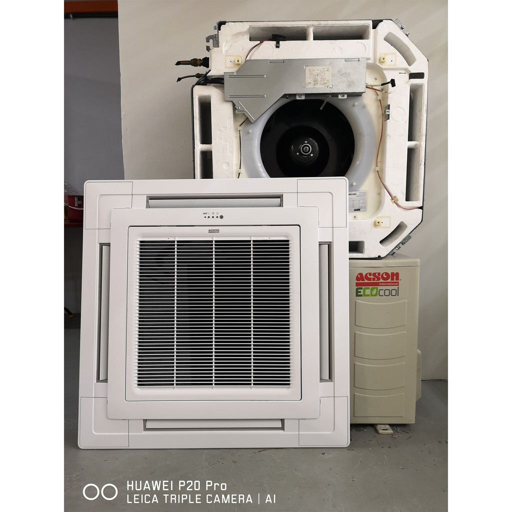 3.0HP Acson Cassette Type Used Aircond AC7777 / Noninverter / Gas Type