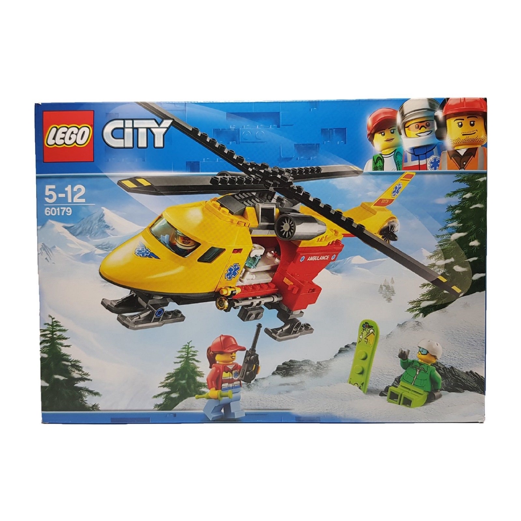 lego ambulance helicopter 60179