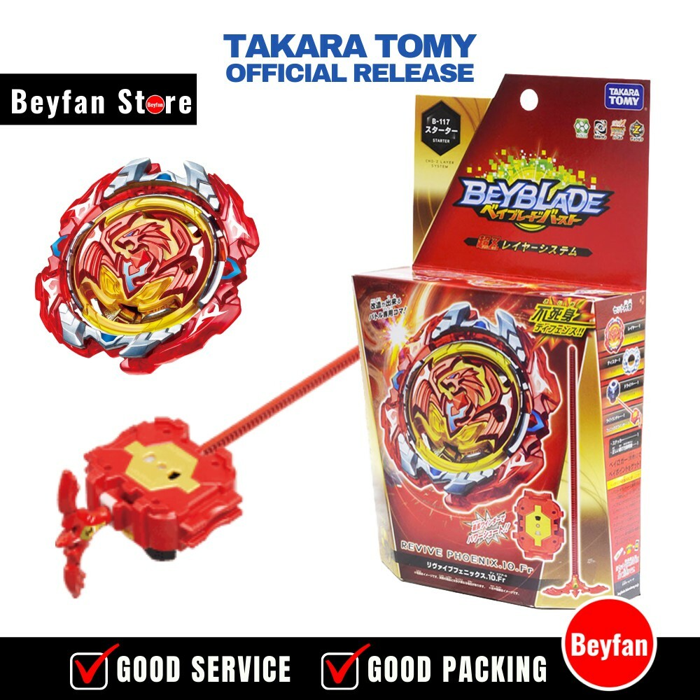 B 117 Starter Revive Phoenix 10 Friction Takara Tomy Beyblade Burst Cho Z Official Release Beyfan Store Shopee Malaysia