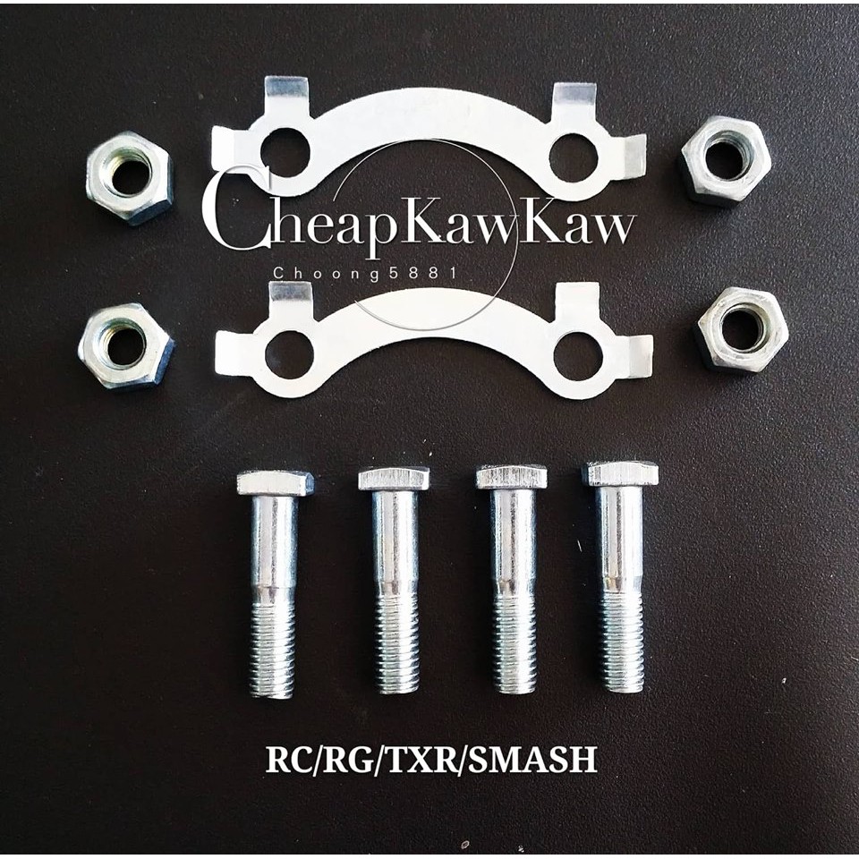 Eurojamb Stainless Steel Rear Sprocket Bolt Set For Triumph 500 650 – CEI 26 TPI, W1500