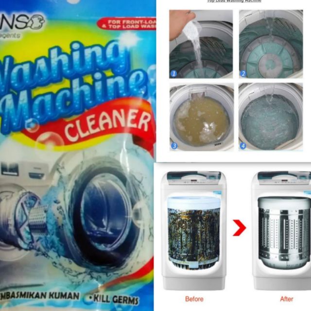 WASHING MACHINE TANK DRUM CLEANER [GANSO] SELF DEEP CLEANSING POWDER