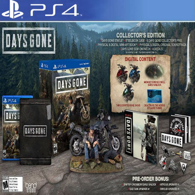 days gone collector's edition