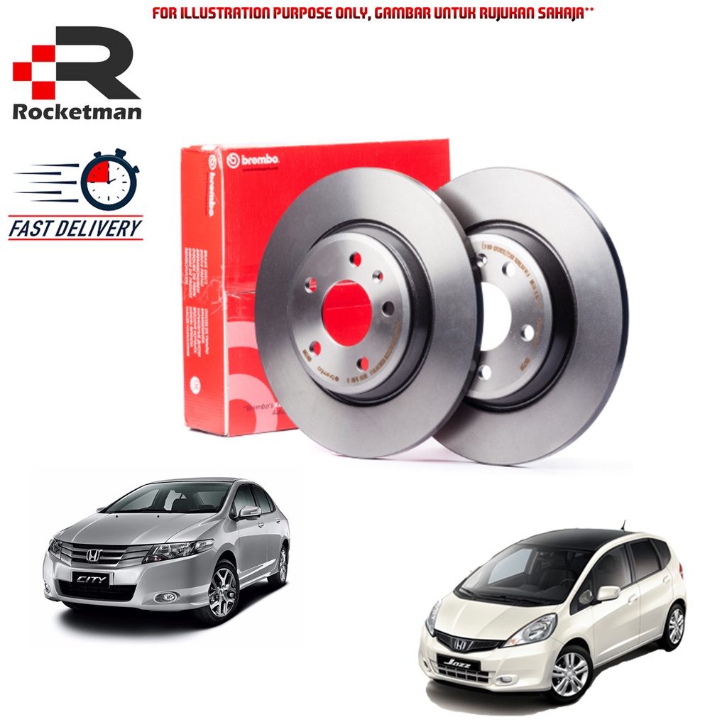 BREMBO FRONT BRAKE DISC ROTOR HONDA CITY TMO JAZZ GE 20092014 INSIGHT