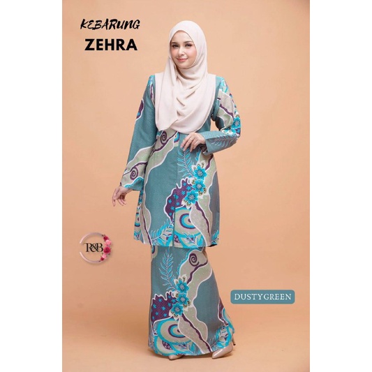 Baju Kurung Kebarung Zehra Shopee Malaysia