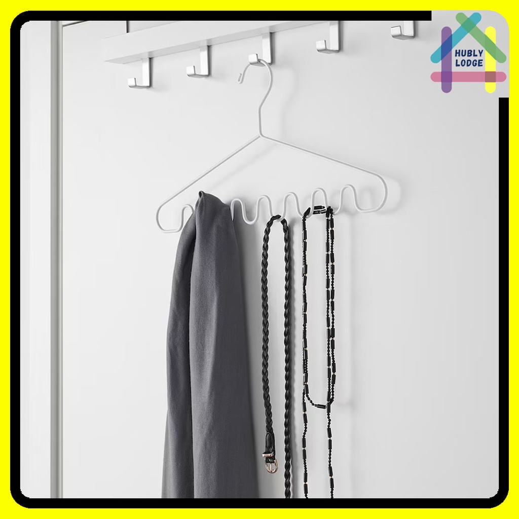 IKEA CLOTHES HANGER STAJLIG MULTIFUNTION HANGER WHITE IN/OUTDOOR